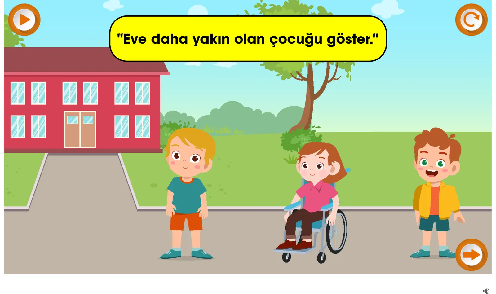 MEB özel eğitim projesi için hazırladığımız etkileşimli eğitim içeriği
